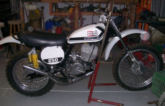 1972 Suzuki TM 250 Champion Right Side