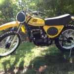 1975 yamaha yz250 left side