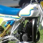 1983 Husqvarna 500 CR Tank and Engine