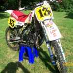 1983 YAMAHA YZ250K EURO RED-WHITE Front