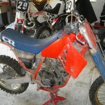 1987 Honda CR250 Before Restoration