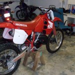 1988 Honda CR250R Right Rear