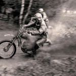 Ake Jonsson Passing in mud at east German 500 MX GP