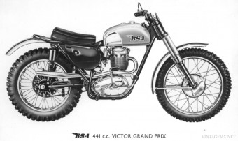 BSA 441 Victor MX GP