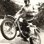 John Banks on a BSA Victor