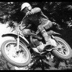 Torsten Hallman racing the 1968 250 Polish MX GP in Szczecin